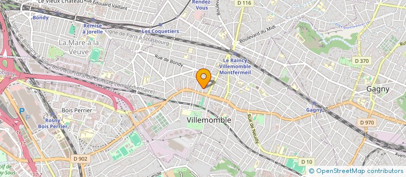 localisation de l'entreprise ASS AMIS ALLIANCE N E PARIS à VILLEMOMBLE