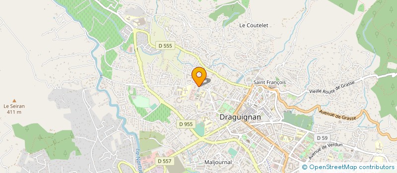 localisation de l'entreprise ASS AMIS BIBLIO CENTR PRET VAR à DRAGUIGNAN