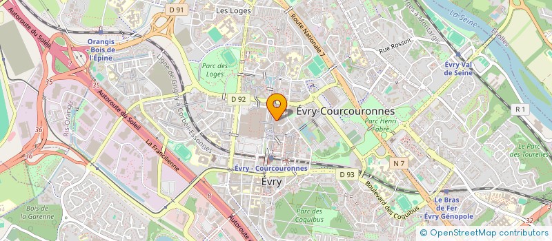 localisation de l'entreprise ASS AMIS BIBLIOTHEQUE PUBLIQUE D EVRY à EVRY-COURCOURONNES
