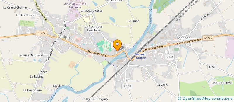 localisation de l'entreprise ASS AMIS CHAPELLE ND DE BON PORT  GUIPRY-MESSAC