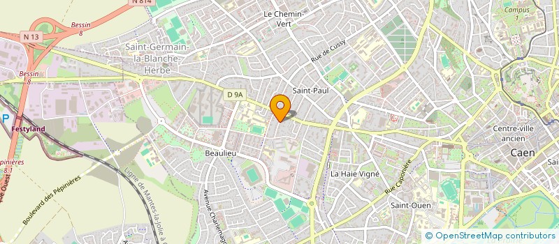 localisation de l'entreprise ASS AMIS COMMUNAUTE REJOUIS TOI BAYEUX à CAEN