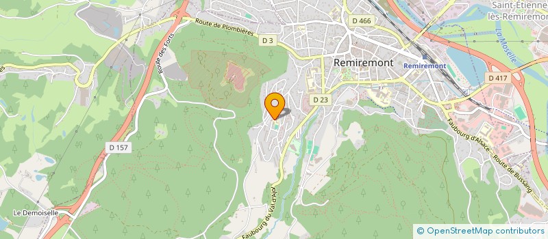 localisation de l'entreprise ASS AMIS CTRE DOCUMENT ANIMATION PEDAGOG  REMIREMONT