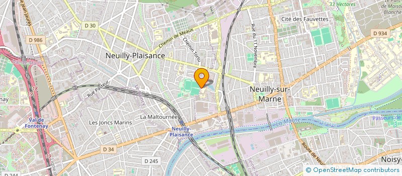 localisation de l'entreprise ASS AMIS D ARC EN CIEL à NEUILLY-SUR-MARNE