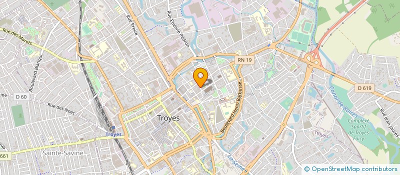 localisation de l'entreprise ASS AMIS D'ART ET D'HISTOIRE à TROYES