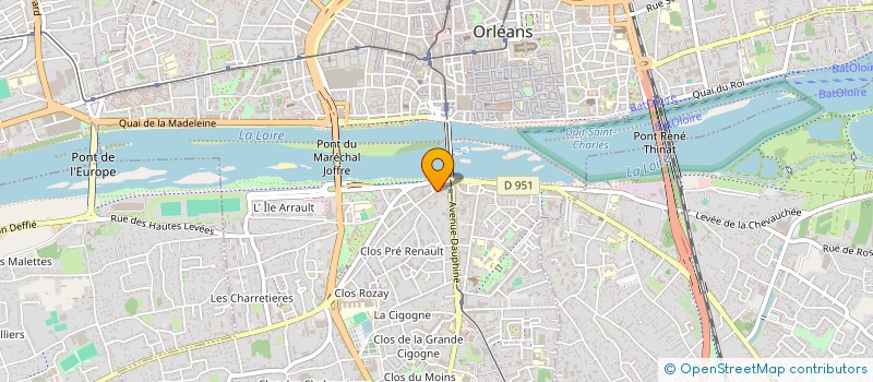 localisation de l'entreprise ASS AMIS DE JEAN ZAY ET MARCEL ABRAHAM à ORLEANS