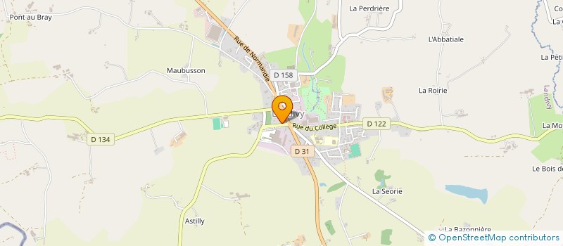 localisation de l'entreprise ASS AMIS DE L ART LYRIQUE DE LA MAYENNE  LANDIVY