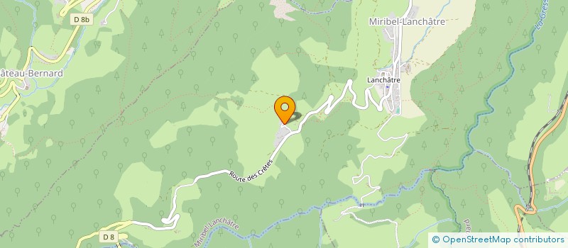 localisation de l'entreprise ASS AMIS DE L EGLISE DE MIRIBEL (LES)  MIRIBEL-LANCHATRE