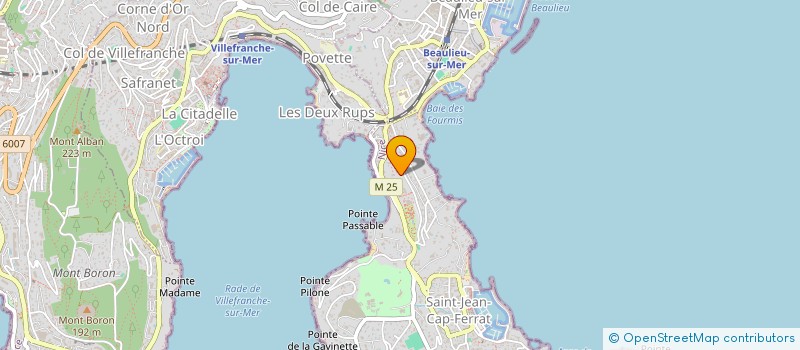 localisation de l'entreprise ASS AMIS DE LA VILLA EPHRUSSI DE ROTHSCHILD  SAINT-JEAN-CAP-FERRAT