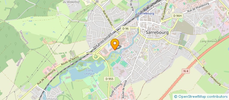 localisation de l'entreprise ASS AMIS DE NOTRE DAME DE LOURDES à SARREBOURG