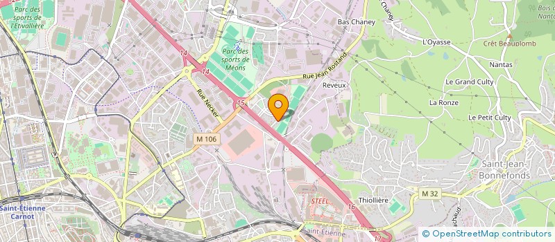 localisation de l'entreprise ASS AMIS DE ROGER ROCHER à SAINT-ETIENNE