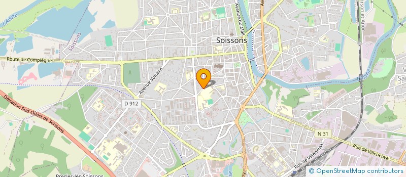 localisation de l'entreprise ASS AMIS DE SAINT REMY à SOISSONS