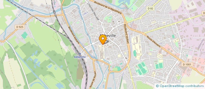localisation de l'entreprise ASS AMIS DE SAINT VULFRAN à ABBEVILLE