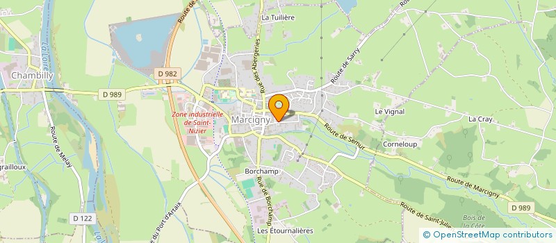 localisation de l'entreprise ASS AMIS DES ARTS MARCIGNY ET LA REGION à MARCIGNY
