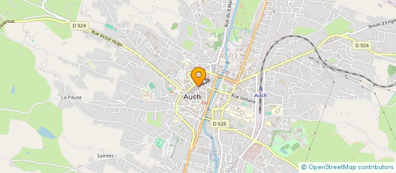 localisation de l'entreprise ASS AMIS DES ORGUES DE CATHEDRALE D'AUCH à AUCH