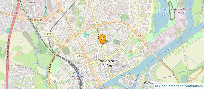 localisation de l'entreprise ASS AMIS DES SOEURS DE LA SALETTE S.ET L à CHALON-SUR-SAONE