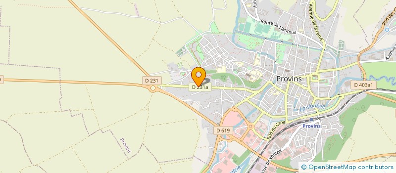 localisation de l'entreprise ASS AMIS DU CHOEUR D ORATORIO EUROFA à PROVINS