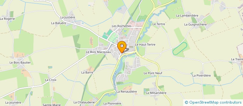 localisation de l'entreprise ASS AMIS DU PLAN D'EAU (LES)  TEILLE