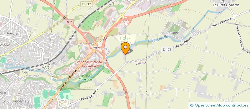 localisation de l'entreprise ASS AMIS DU PLOVIER (LES) à SAINT-MARCEL-LES-VALENCE