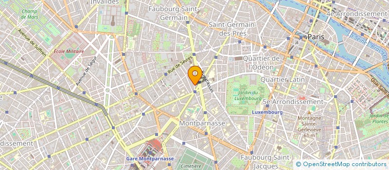 localisation de l'entreprise ASS AMIS ECOLE HAUTES ETUDES ORTHO CHRET  PARIS