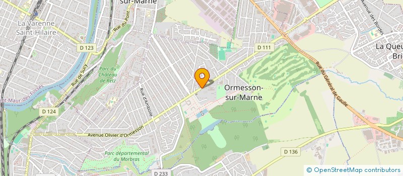 localisation de l'entreprise ASS AMIS EGLISE D ORMESSON à ORMESSON-SUR-MARNE