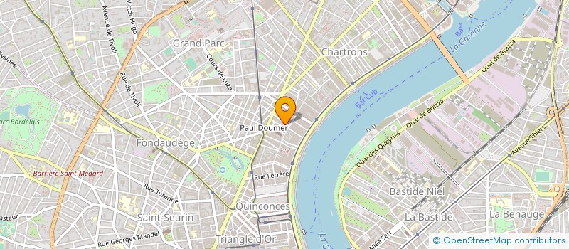 localisation de l'entreprise ASS AMIS ENFANCE DE L ART à BORDEAUX