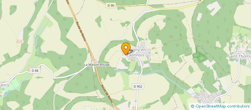 localisation de l'entreprise ASS AMIS ETANG PRE REGAIN  AUBIGNY-EN-LAONNOIS