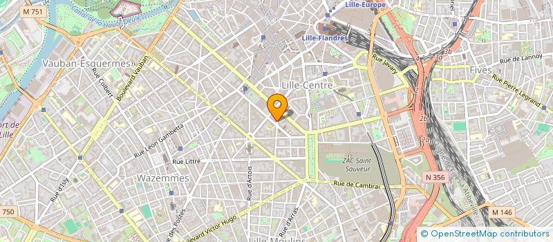 localisation de l'entreprise ASS AMIS IMMEUBLES EGLISE REFORMEE LILLE à LILLE