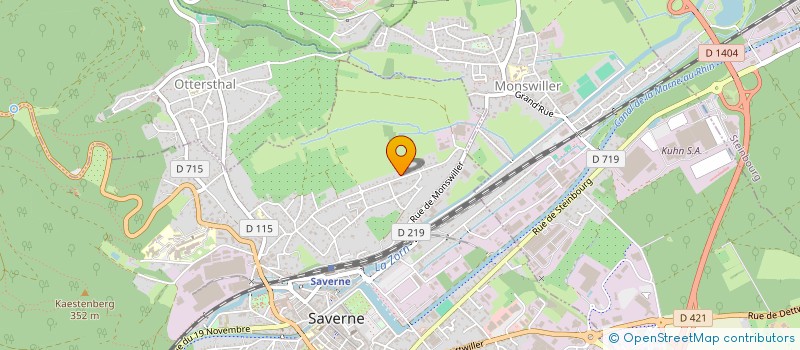 localisation de l'entreprise ASS AMIS MAISON RETRAITE SAVERNE  SAVERNE