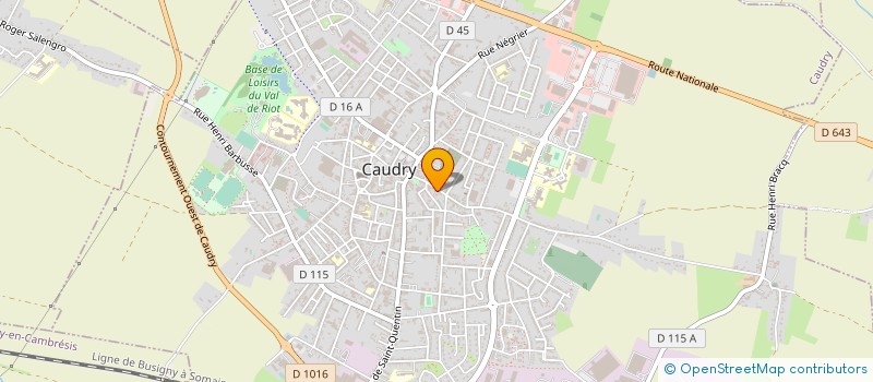 localisation de l'entreprise ASS AMIS OEUVRES CAUDRESIENNES à CAUDRY