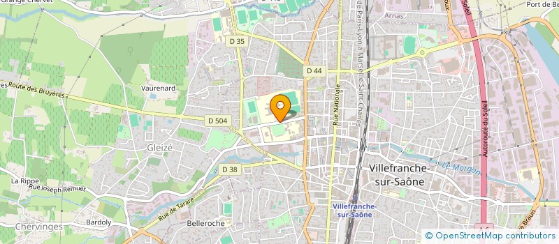 localisation de l'entreprise ASS AMIS ORGUE DE MONGRE à VILLEFRANCHE-SUR-SAONE