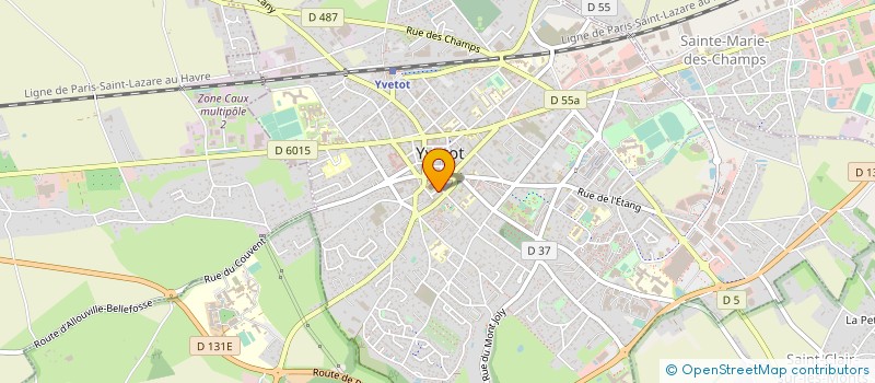 localisation de l'entreprise ASS AMIS ORGUE EGLISE ST PIERRE YVETOT à YVETOT