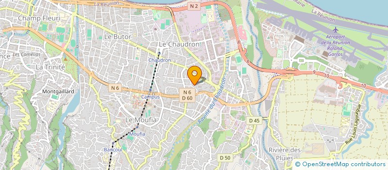 localisation de l'entreprise ASS AMIS PARENTS ELEVES ECOLE BAIES ROSE à SAINT-DENIS