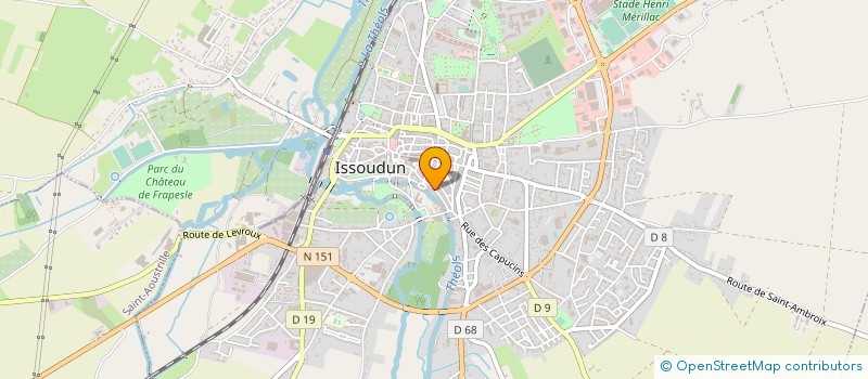 localisation de l'entreprise ASS AMIS VIEIL ISSOUDUN & MUSEE ST ROCH à ISSOUDUN