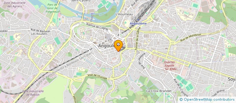 localisation de l'entreprise ASS AMITIE FRANCE QUEBEC CHTES à ANGOULEME