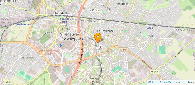 localisation de l'entreprise ASS AMITIE VILLENEUVE ASCQ LEVERKUSEN à VILLENEUVE-D'ASCQ