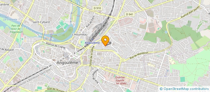 localisation de l'entreprise ASS AMITIES FRANCO PORTUGAISE ANGOULEME à ANGOULEME