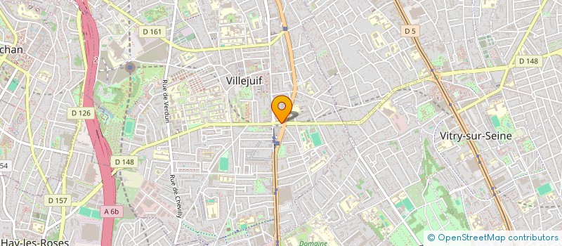 localisation de l'entreprise ASS AMOUR ET AMITIES à VILLEJUIF