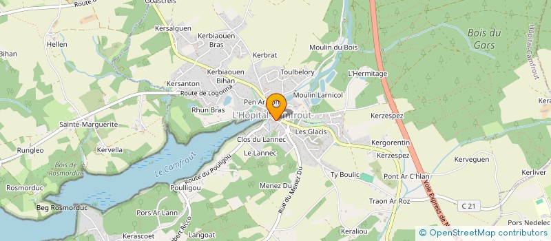 localisation de l'entreprise ASS AN TEST à HOPITAL-CAMFROUT