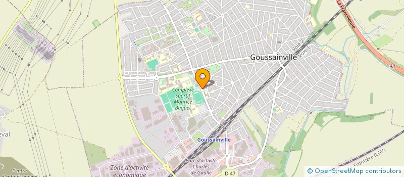 localisation de l'entreprise ASS ANACAV CAMEROUN AVENIR  GOUSSAINVILLE