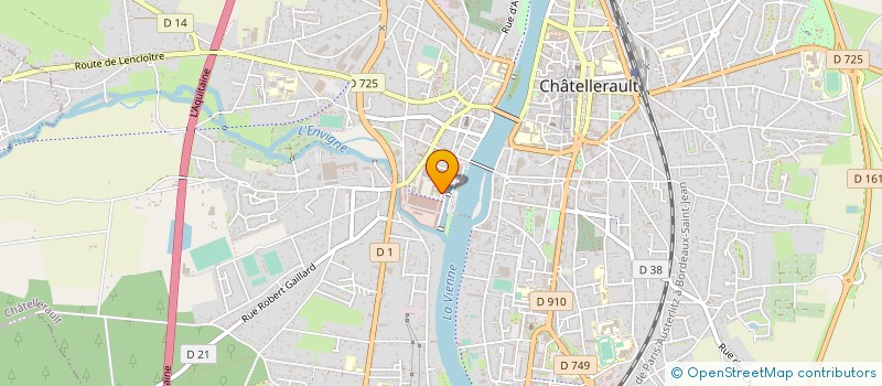 localisation de l'entreprise ASS ANACROUSE  CHATELLERAULT