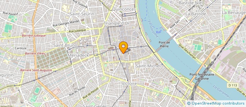 localisation de l'entreprise ASS ANC CADRES SUPER COMMU URBAI BORDEAU à BORDEAUX
