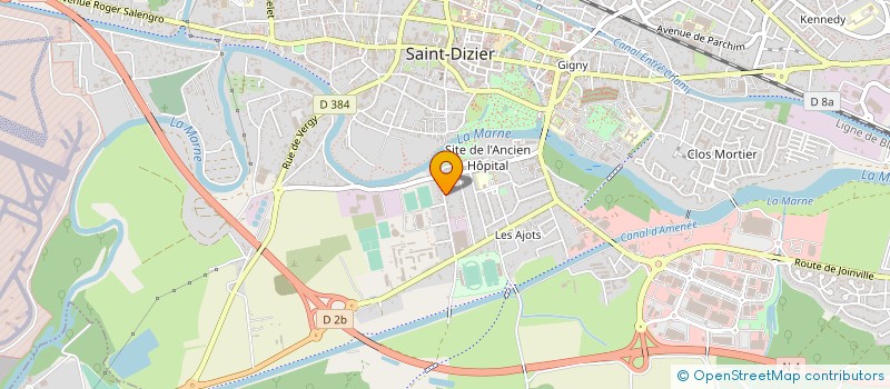 localisation de l'entreprise ASS ANC COMBATTANTS UNION FRANCAISE à SAINT-DIZIER