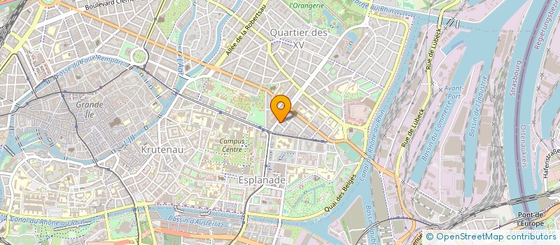 localisation de l'entreprise ASS ANC ELEVE ECOLE HOTEL STRG à STRASBOURG