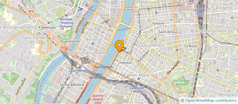 localisation de l'entreprise ASS ANC ETUDIANTS SCIENCES ECONOMIQUES  LYON