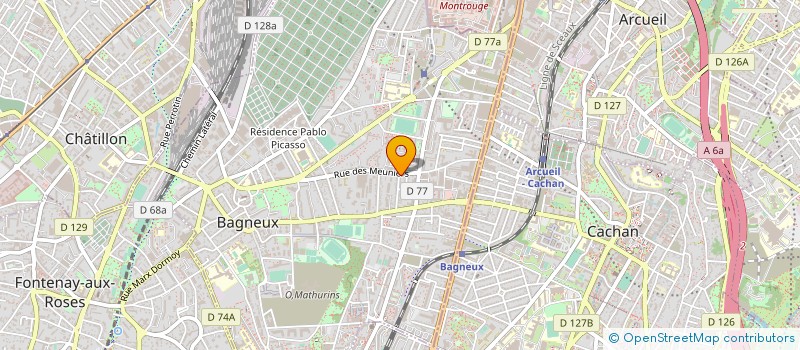localisation de l'entreprise ASS ANCETRES ITALIENS à BAGNEUX