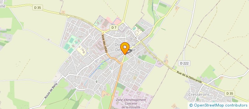 localisation de l'entreprise ASS ANCIENS COMBAT DOUVRES DELIVRANDE TAILLEVILLE à DOUVRES-LA-DELIVRANDE