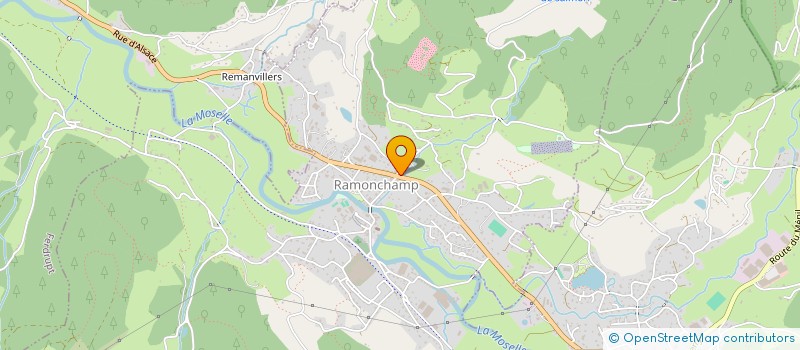 localisation de l'entreprise ASS ANCIENS COMBATANTS PRISONNIER GUERRE  RAMONCHAMP