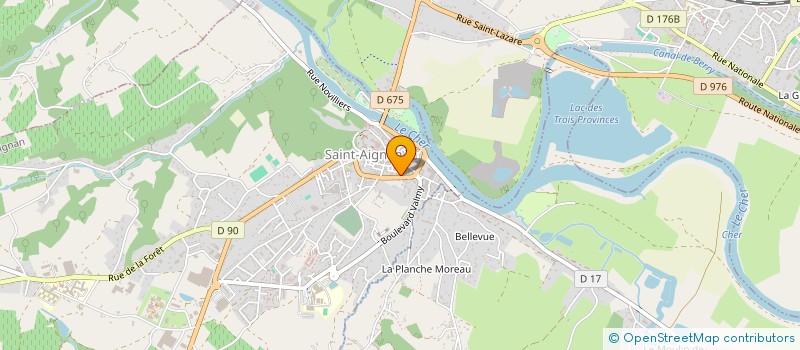 localisation de l'entreprise ASS ANCIENS COMBATT PRISONNIERS GUERRE à SAINT-AIGNAN