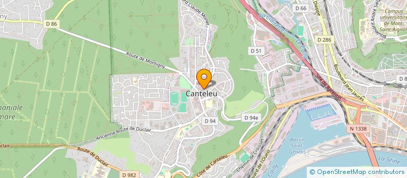 localisation de l'entreprise ASS  ANCIENS COMBATTANTS PRIS GUERRE  CANTELEU