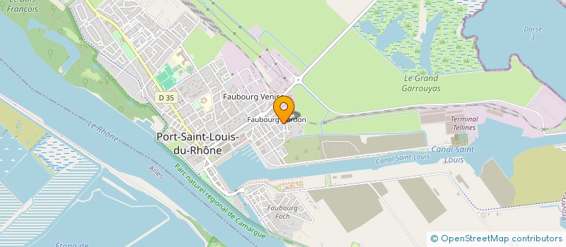 localisation de l'entreprise ASS ANCIENS COMBATTANTS VICTIMES GUERRE PORT SAINT LOUIS RHONE à PORT-SAINT-LOUIS-DU-RHONE